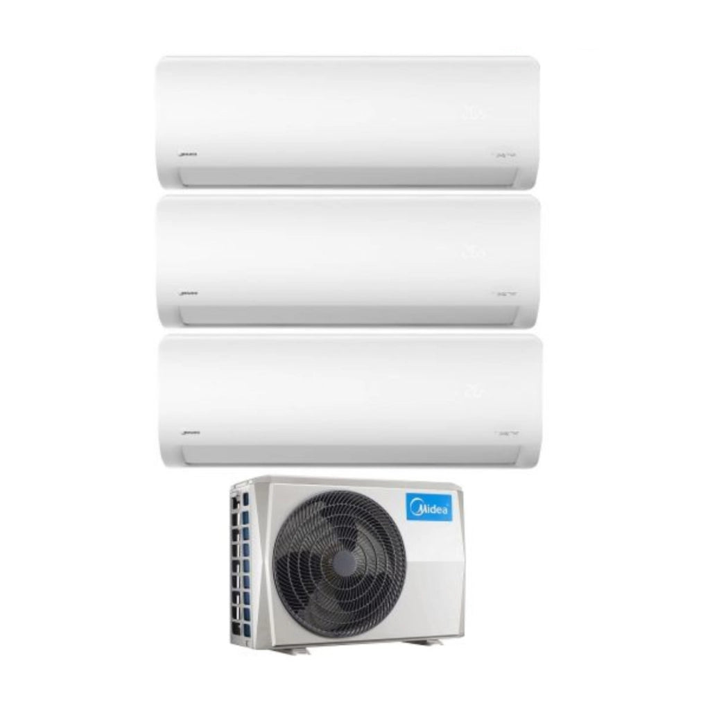 Condizionatore Midea Trial Split Inverter serie XTREME 9000+9000+18000 Btu con M4OE-28 R-32 Wi-Fi Integrato