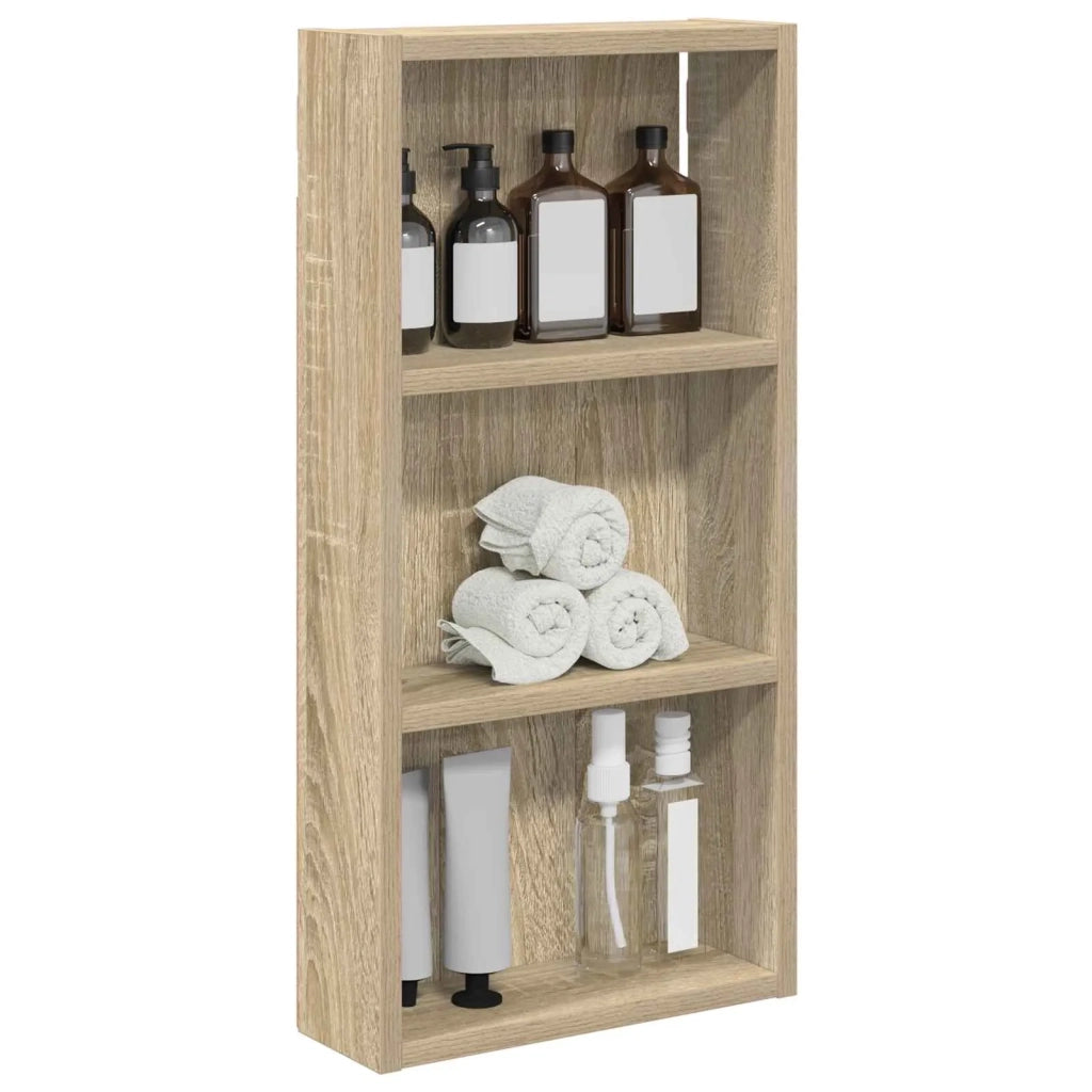 Armadio da bagno a muro Rovere Sonoma 30 x 10 x 60,5 cm 889321
