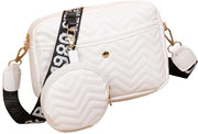 Borsa da Spalla per Donna - Borsa in PU di Alta Qualità - Borsa a Tracolla - Borsa a Mano - Cinturino da Spalla Regolabile - Inclusa Portamonete