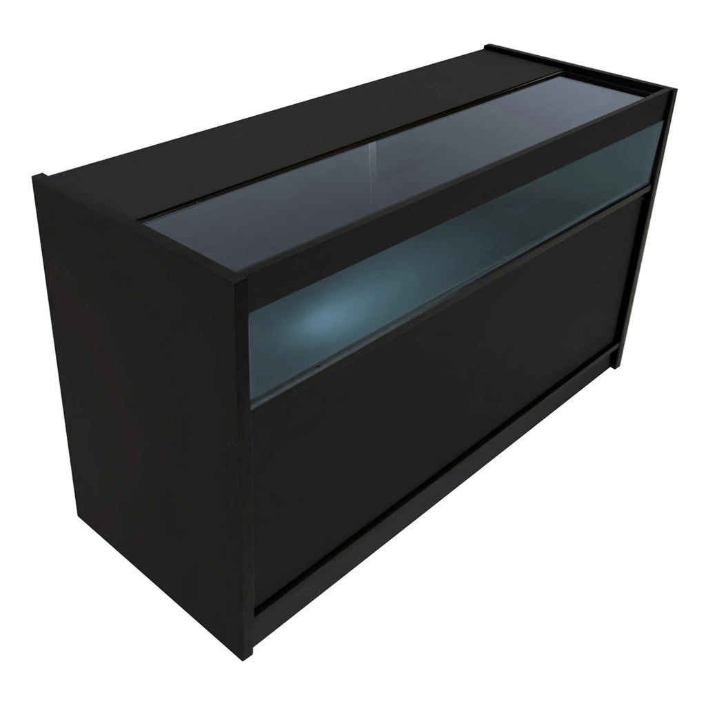 Set Banconi Nero Triton LED K1500 B1500 CM60 con Serratura e Ripiani