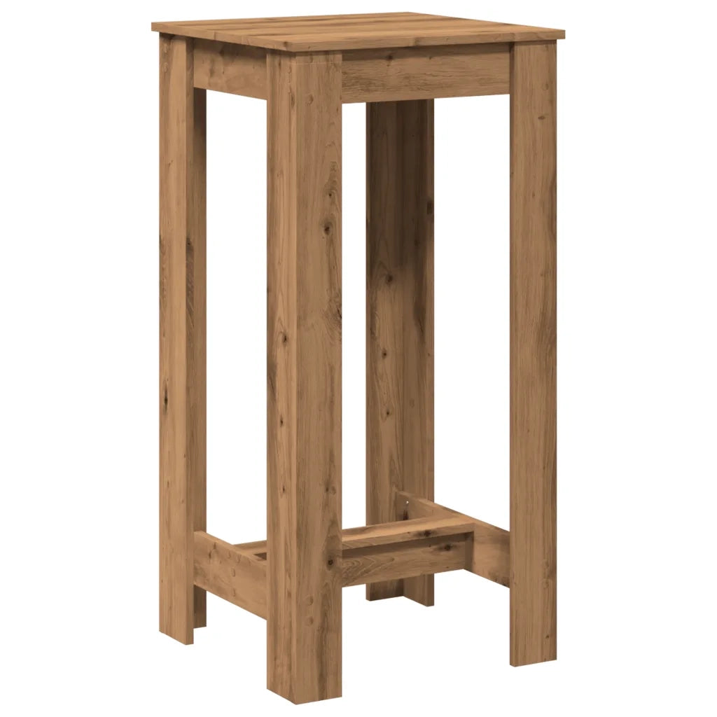 Tavolo Bar Rovere Artigianale 51x50x103,5 cm Legno Multistrato