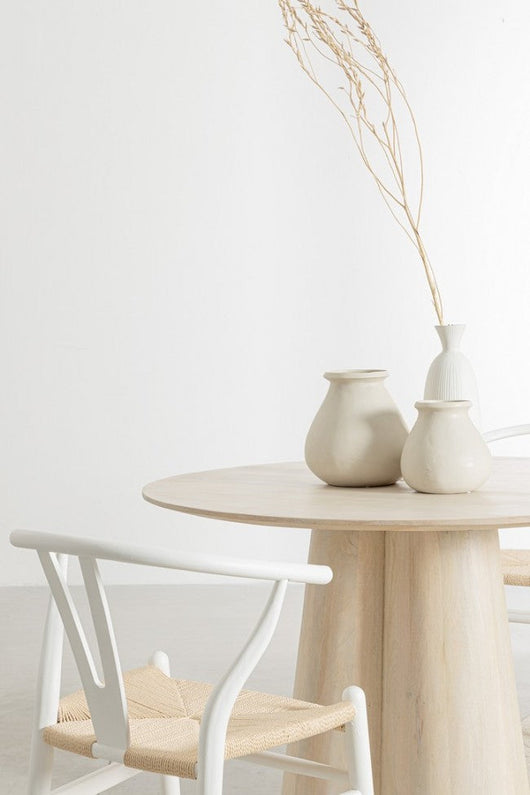 Sedia 49x42x78 cm Artas in Legno Bianco