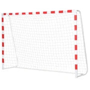 Rete da Calcio, Porta da Calcio e Calcetto in Plastica PE per Adulti e Bambini, 302x83x201cm