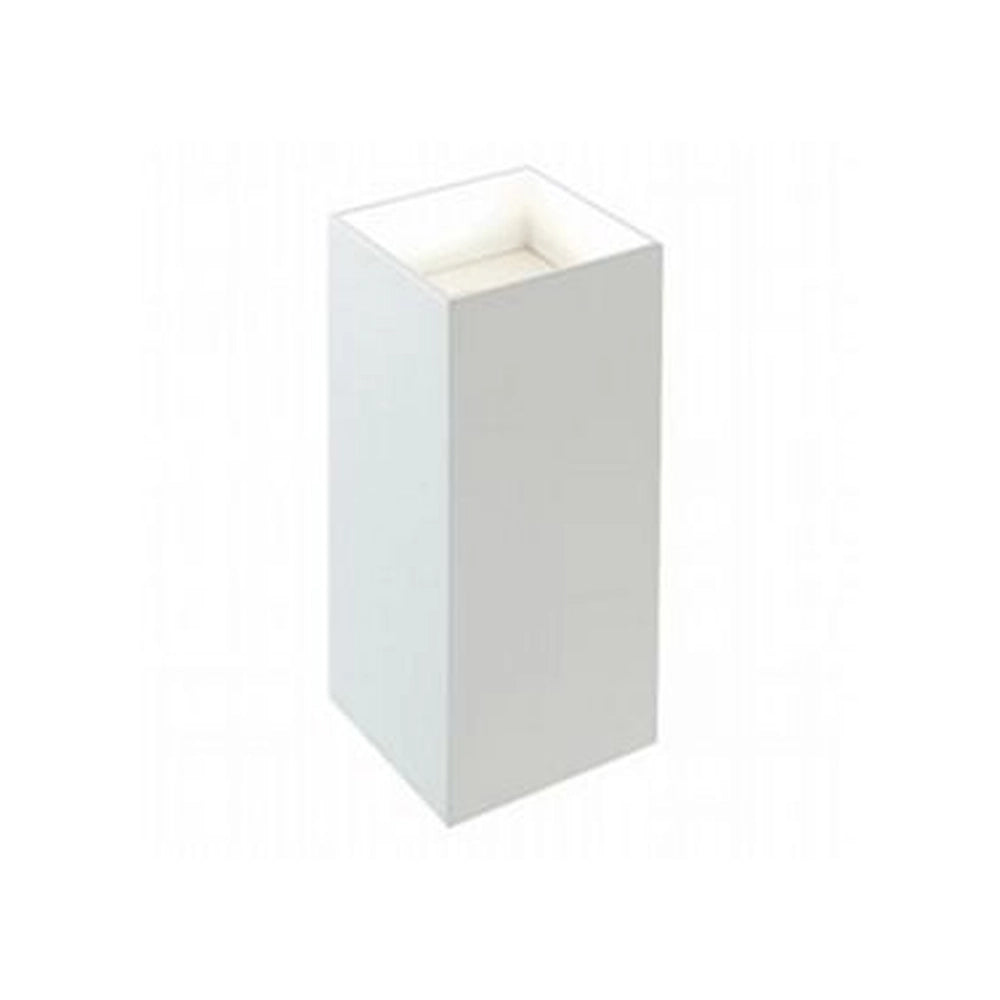 Applique Da Esterno Moderna Tower Alluminio E Vetro Bianco Led 6,6W 4000K
