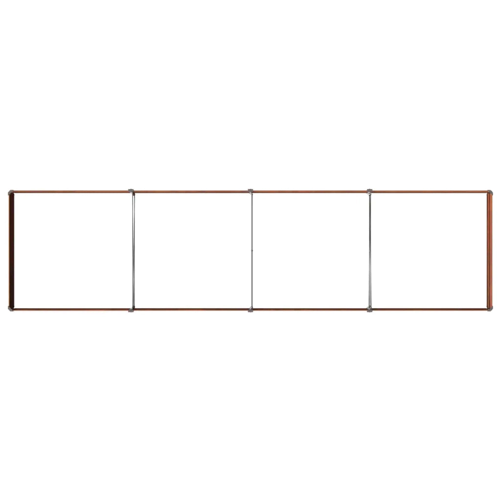 Letto rialzato da giardino Ruggine 320 x 80 x 24 cm cartone 8006501