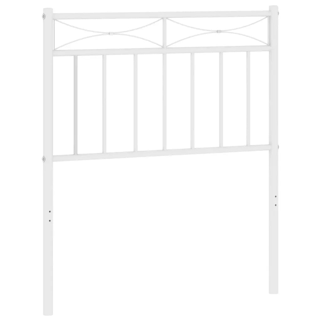 Testiera di Ricambio in Metallo Bianco 75 cm 373766