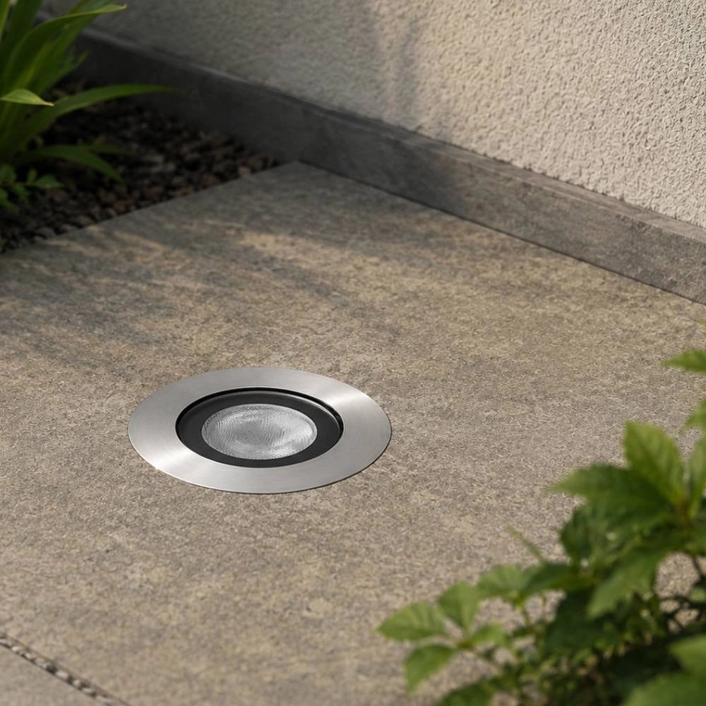 Luce led da incasso a pavimento per esterni e interni *** temperatura colore lampada 6000k bianco freddo, confezione 1