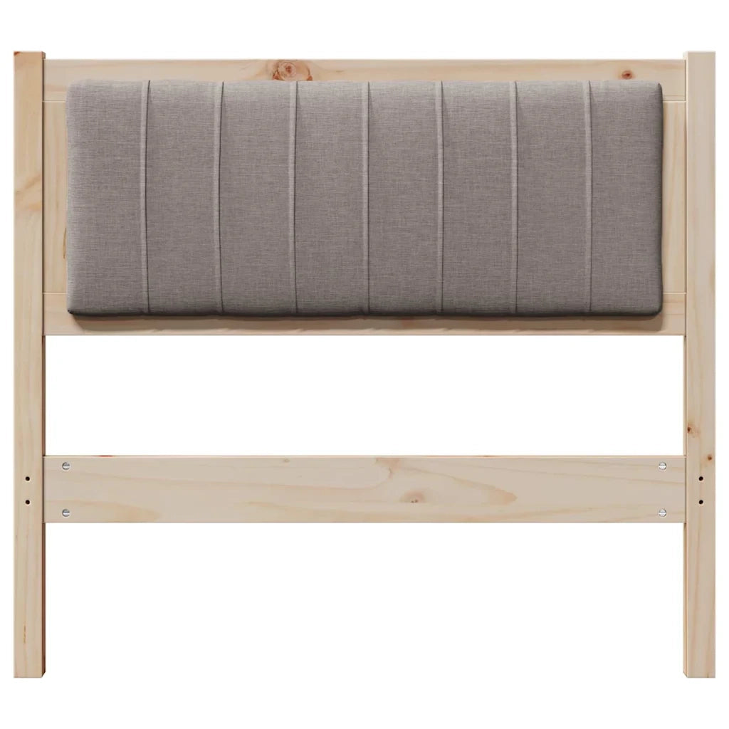 Testiera | Testata imbottita con Testiera | Testata Marrone 90 cm Pino massello