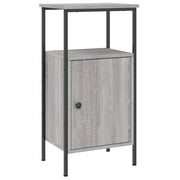 Comodino | Armadio da Notte | Mobiletto da notte Grigio Sonoma 41x31x80 cm in Legno Multistrato
