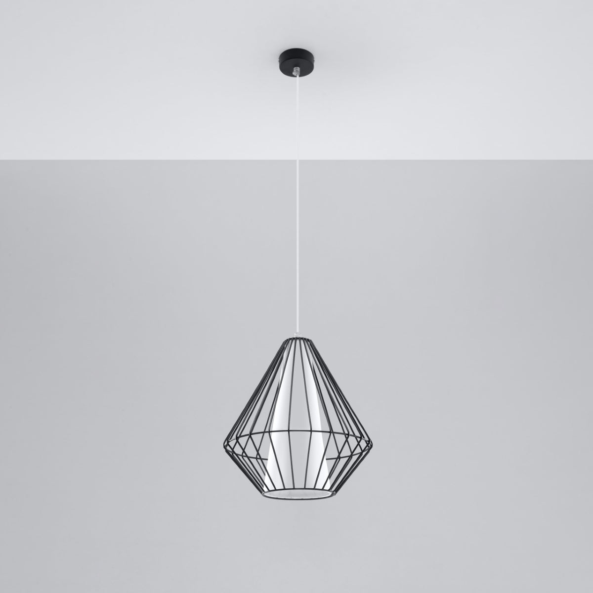 Lampada a sospensione DEMI nero