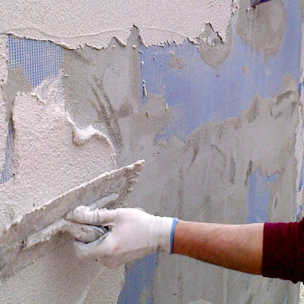 Frattone liscio acciaio intonaco stucco finiture rivestimenti 280x130 mm