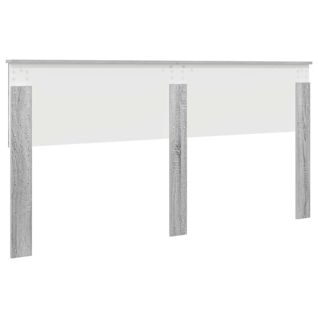 Testiera | Testata Grigio Sonoma Legno multistrato