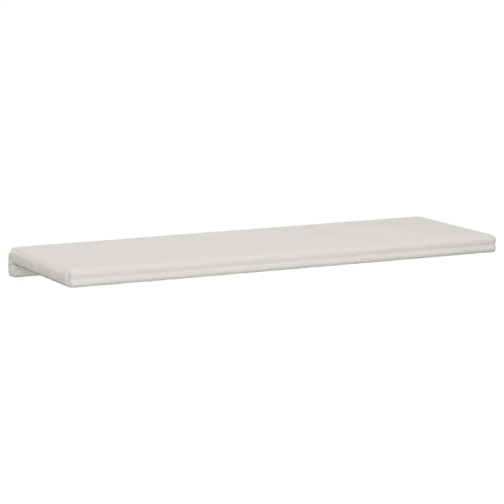 Cuscino per panchina Corduroy Morbido Crema Profondità 35 cm 42043375