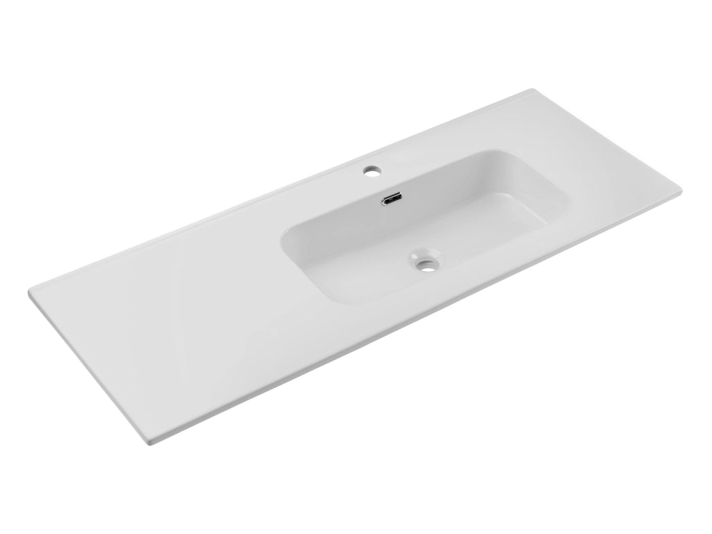 Lavabo per mobile a una vasca 120 cm con piano ceramicznym Lavabi per mobile 121 x 17 x 46 cm