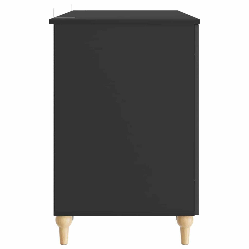 Scrivania Nero 142,5 x 50 x 75 cm Legno ingegnerizzato 3414577