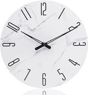 Orologio a controllo remoto, 30 cm orologio a controllo remoto da parete in vetro, orologio da parete moderno a controllo remoto con grande faccia oraria, orologio da cucina per cucina, soggiorno, ufficio, camera da letto