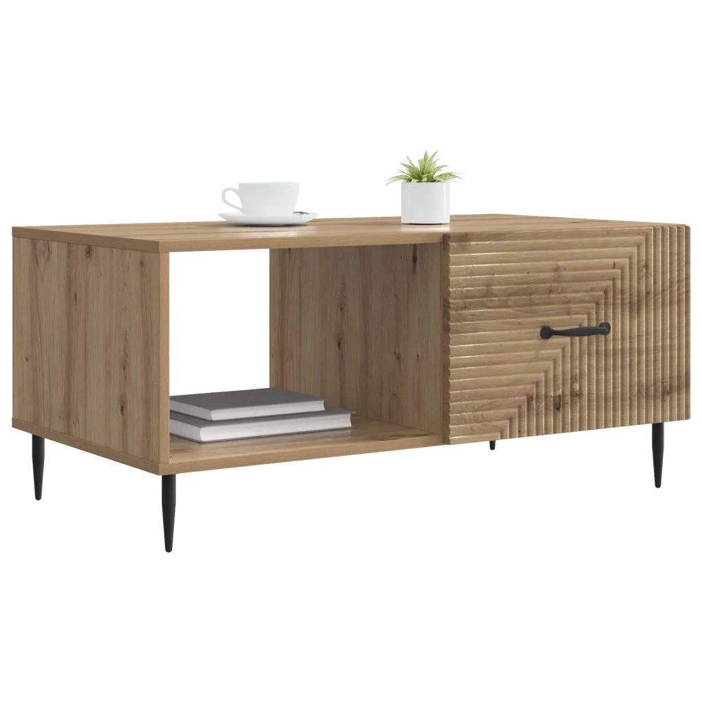 Tavolino da salotto Rovere Artigianale 90 x 50 x 40 cm
