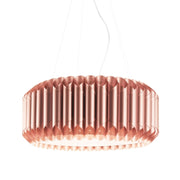 Sospensione 3 Luci Copper Metallo Cromato cm. 60 x 31h