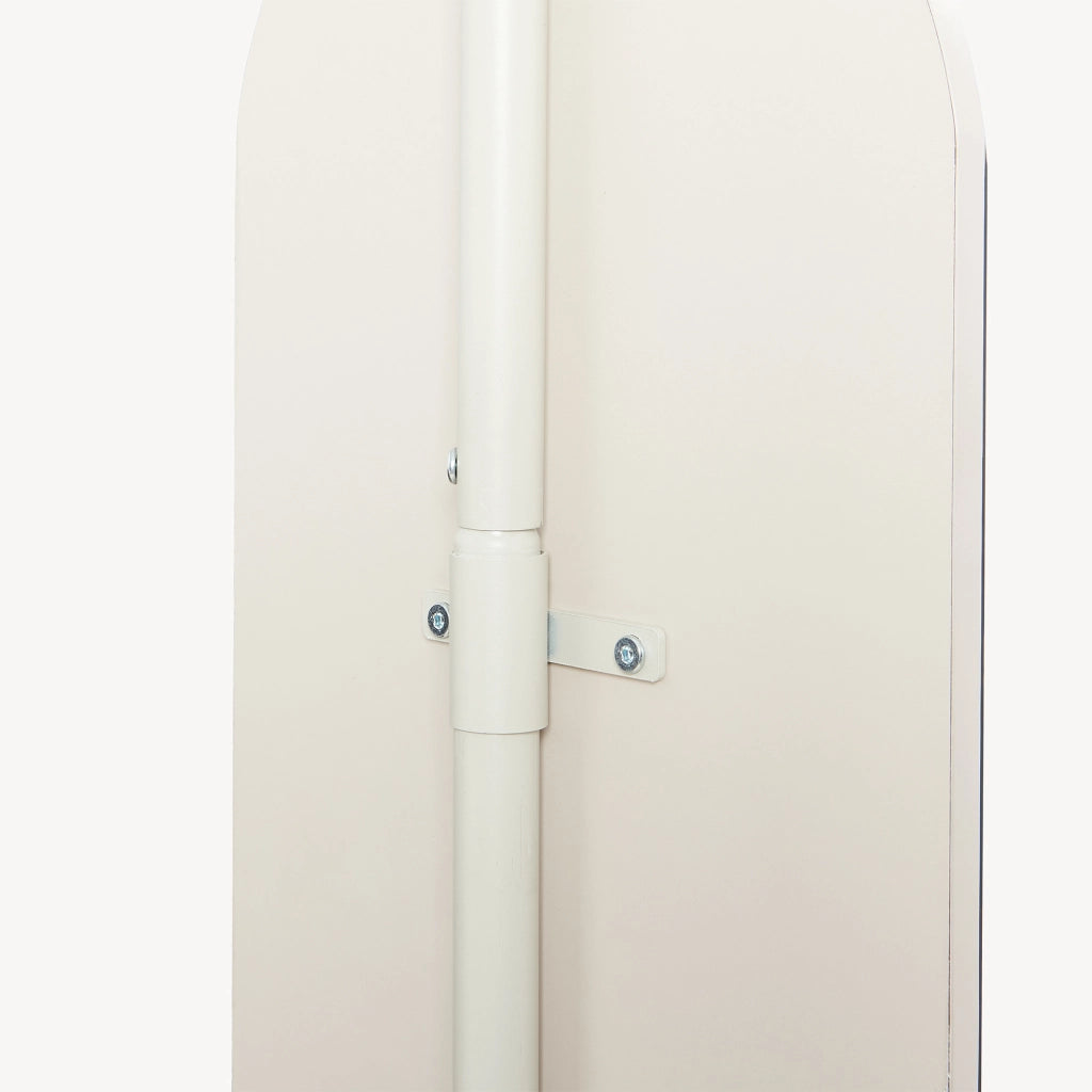Stand Appendiabiti Vamn con Specchio Girevole 167 x 80 x 35 cm - Avena Oatmeal [en.casa]