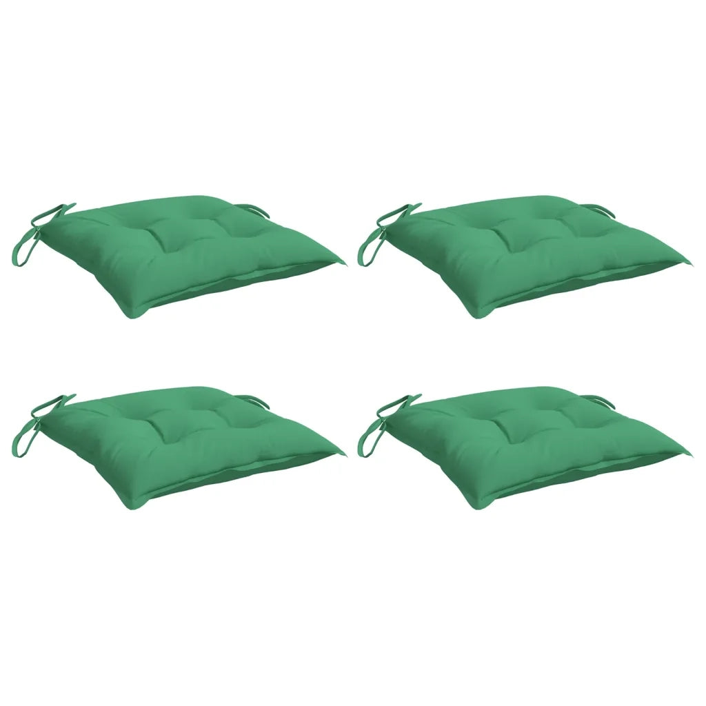Cuscini per Pallet 4 pz | Cuscini per sedie Verdi 50x50x7 cm Tessuto Oxford