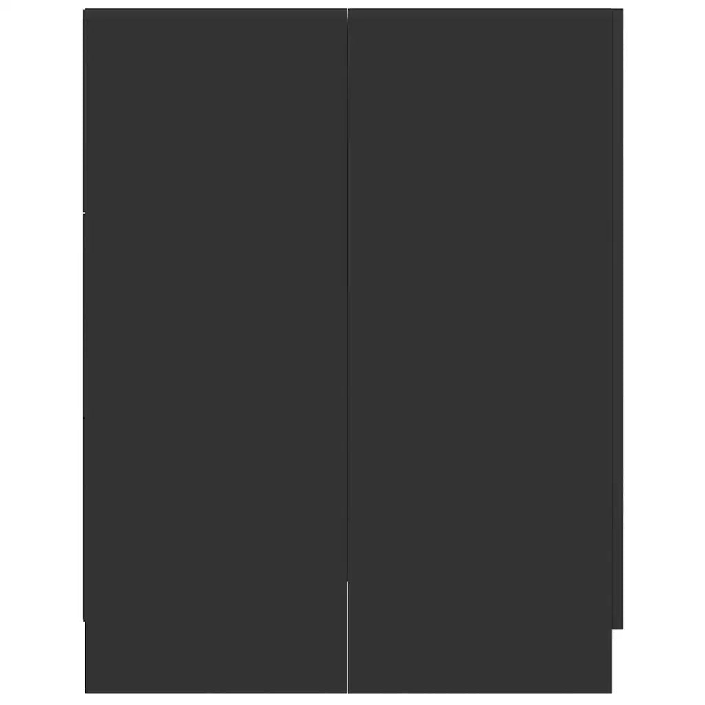 Mobile per Lavatrice Nero 71x71,5x91,5 cm 808396