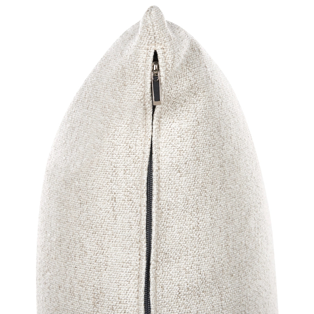 Divano a 3 posti in tessuto Beige chiaro Soggiorno Stile moderno Gambe in metallo