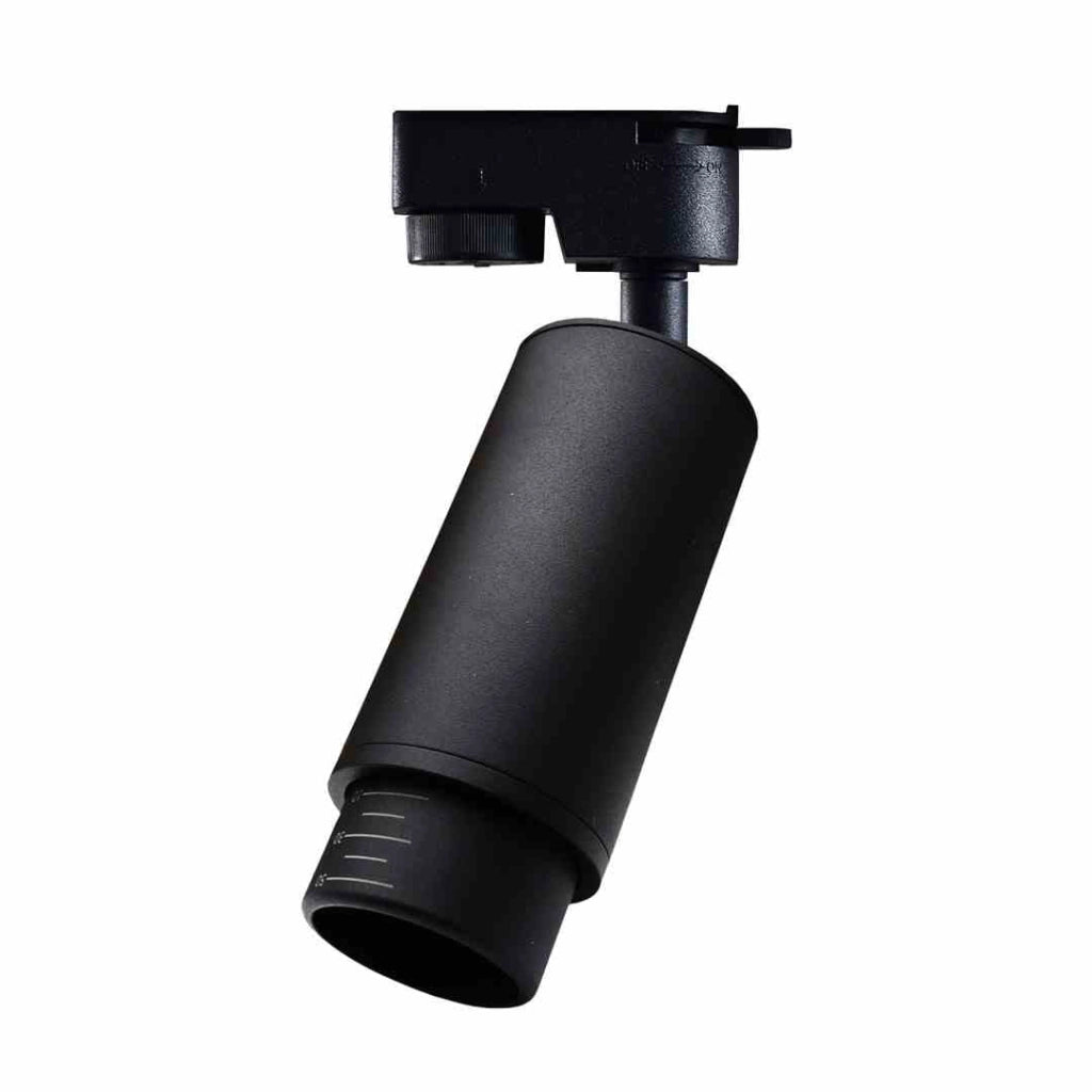 Faretto LED per binario orientabile Milagro ZOOM ML7369 nero