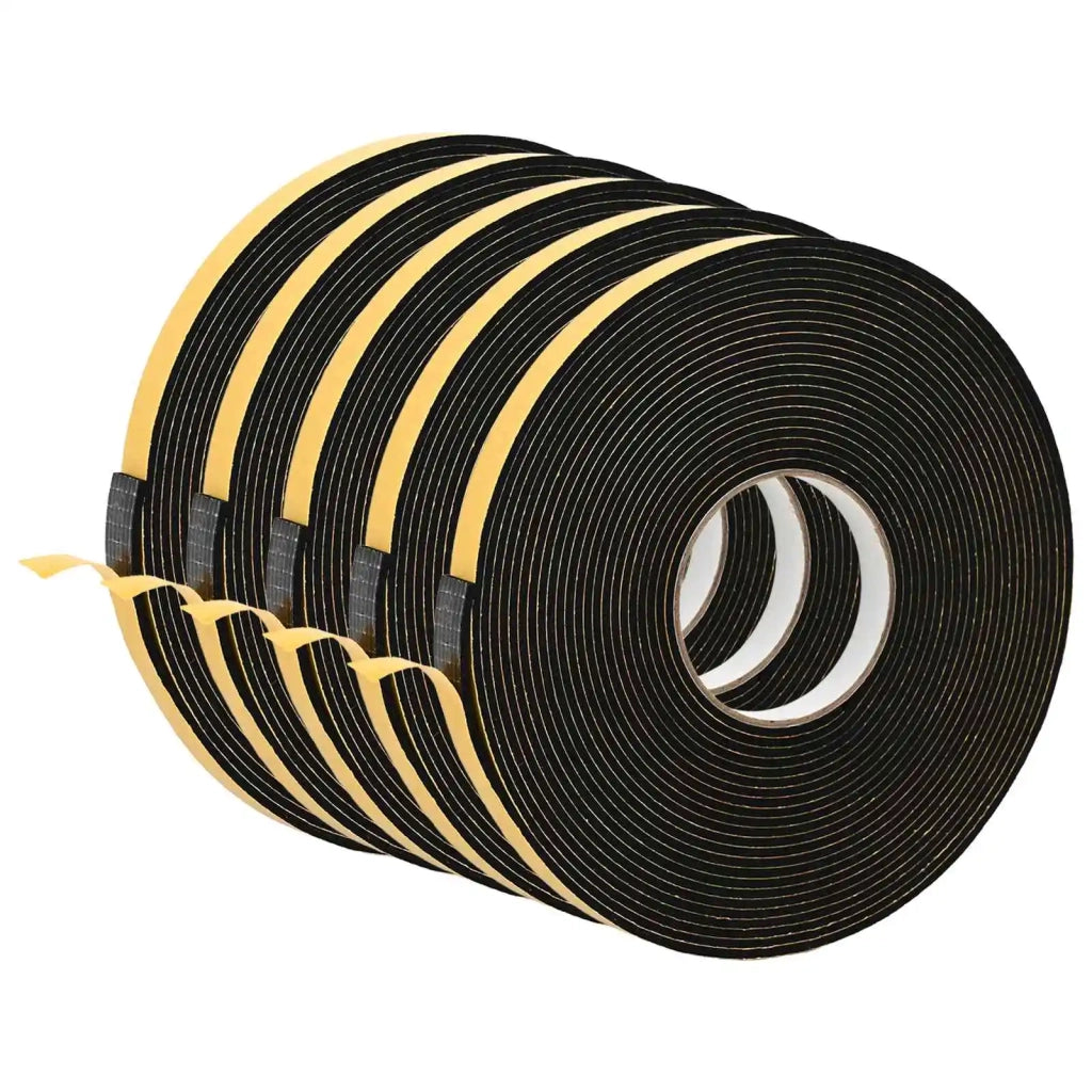 Nastro adesivo in schiuma 5 pcs Nero 15mm x 10m Schiuma CR 42024063