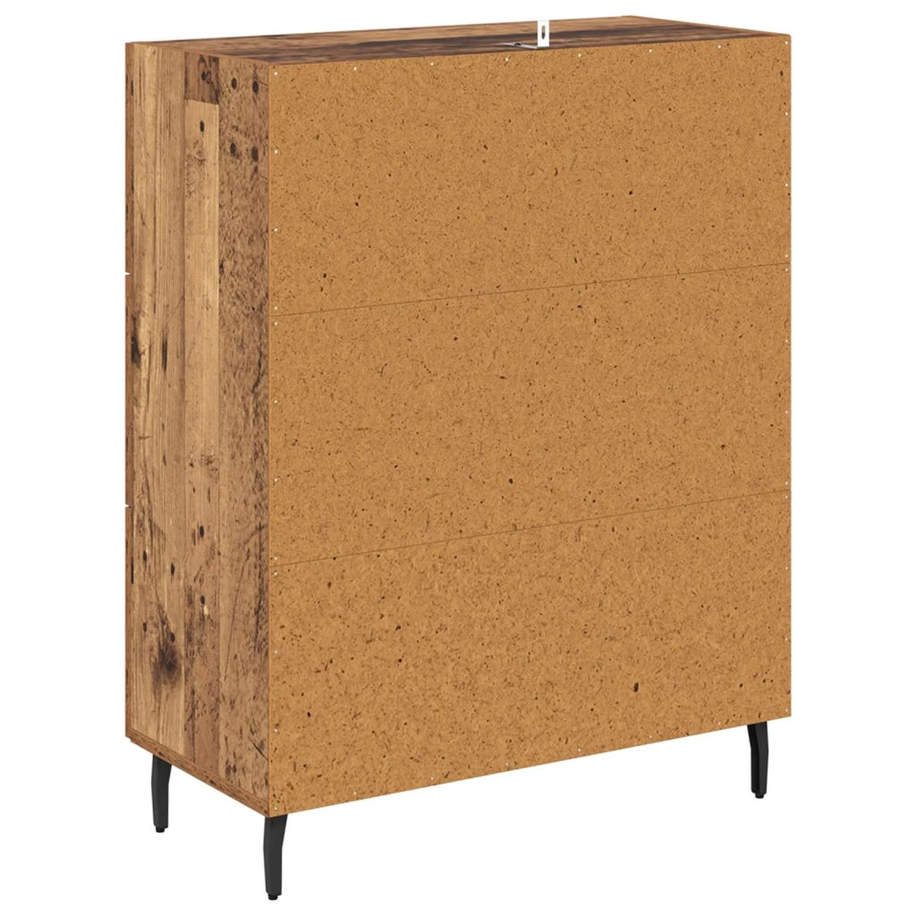 Credenza | Madia | Buffet da pranzo | Armadio da pranzo con cassetto Legno vecchio 69,5 x 34 x 90 cm