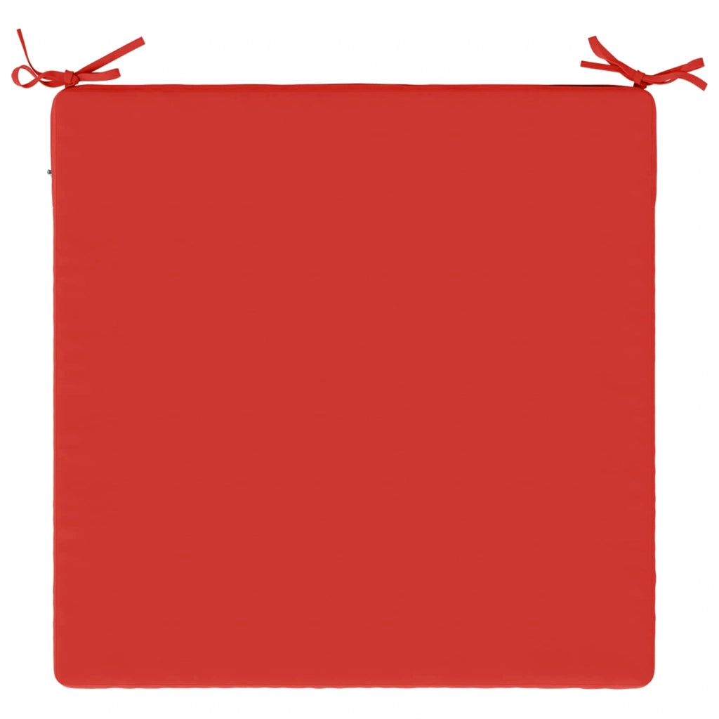 Cuscini per Sedia in 4 Pezzi SOEST 4 pz 100% Poliestere Rosso 944636