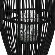 Supporto per Lanterna a Sospensione in Bamb¨´ Nero 95 cm CFW7862246