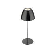 Lampada da tavolo led Serina 200lm 2700k nero cromo