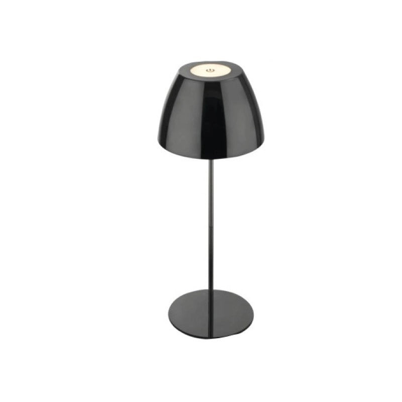 Lampada da tavolo led Serina 200lm 2700k nero cromo