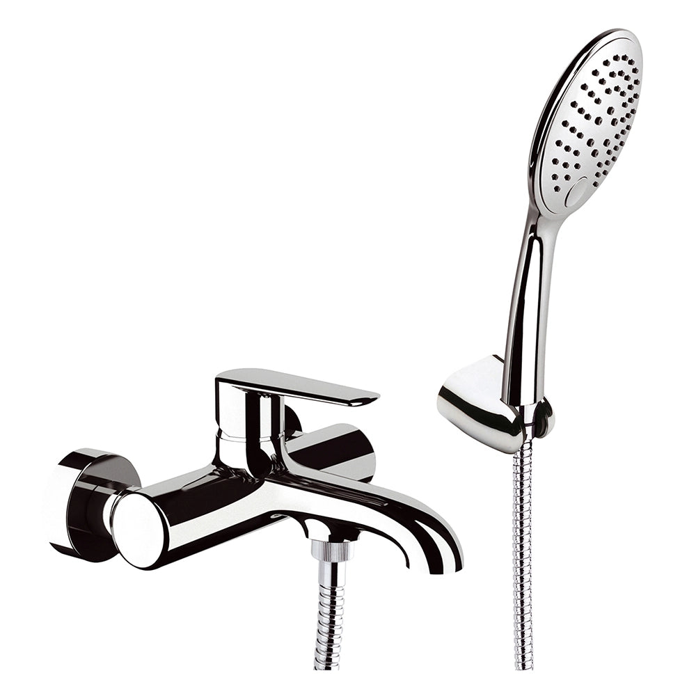 Miscelatore vasca in ottone cromato con accessori inclusi linea Armonia
