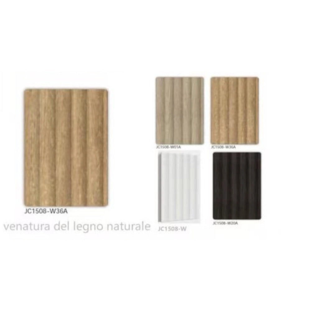 Trade Shop - Pannello Decorativo 3d Effetto Legno Naturale 148x290 Cm Rivestimento Parete -
