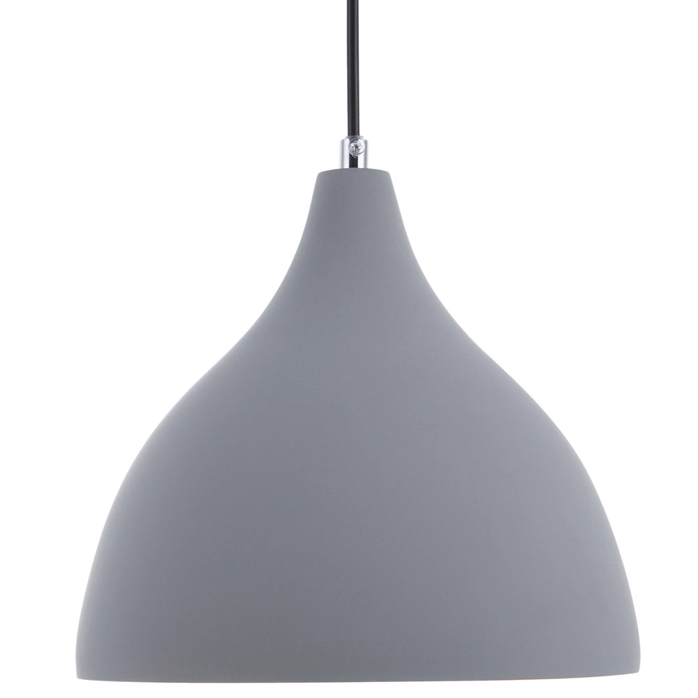 Lampada a sospensione lampadario in stile scandinavo in cemento di colore grigio soggiorno