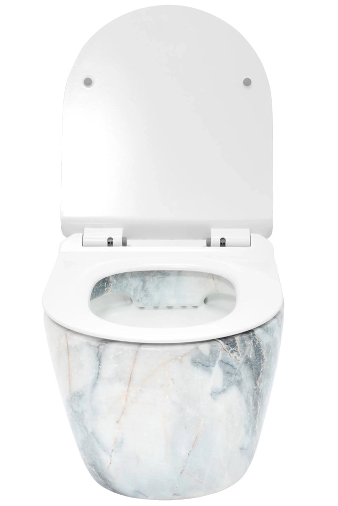 Vaso Wc Sospeso Rea Carlos Slim Granit Shiny N