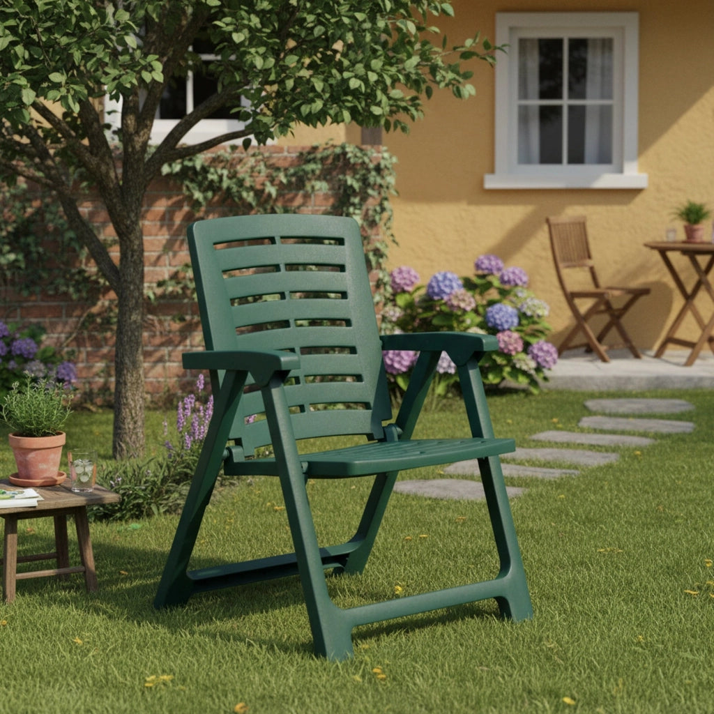 Wadley, Sedia da Esterno una Sedia Made in Italy, Verde