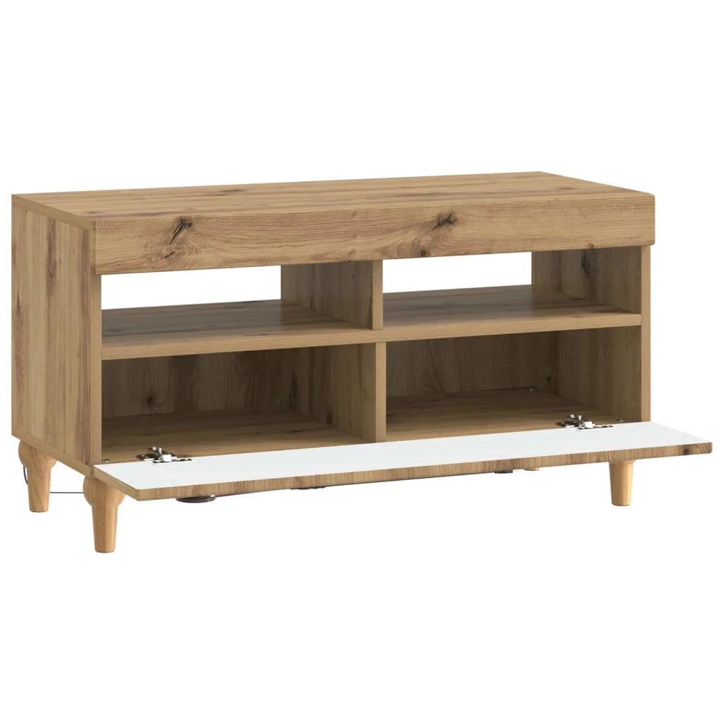 Mobile TV LED Rovere Artigianale Legno ingegnerizzato 896344