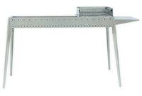 Cuoci Arrosticini con Barbecue a Carbone 120 cm Lisa Luxury Miami Grill 800+400