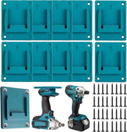 Supporto per attrezzi per 10 pezzi supporto batteria 18 V per attrezzi con 40 viti supporto per attrezzi con funzione di viti e chiavi per supporto per parete - modello 8950