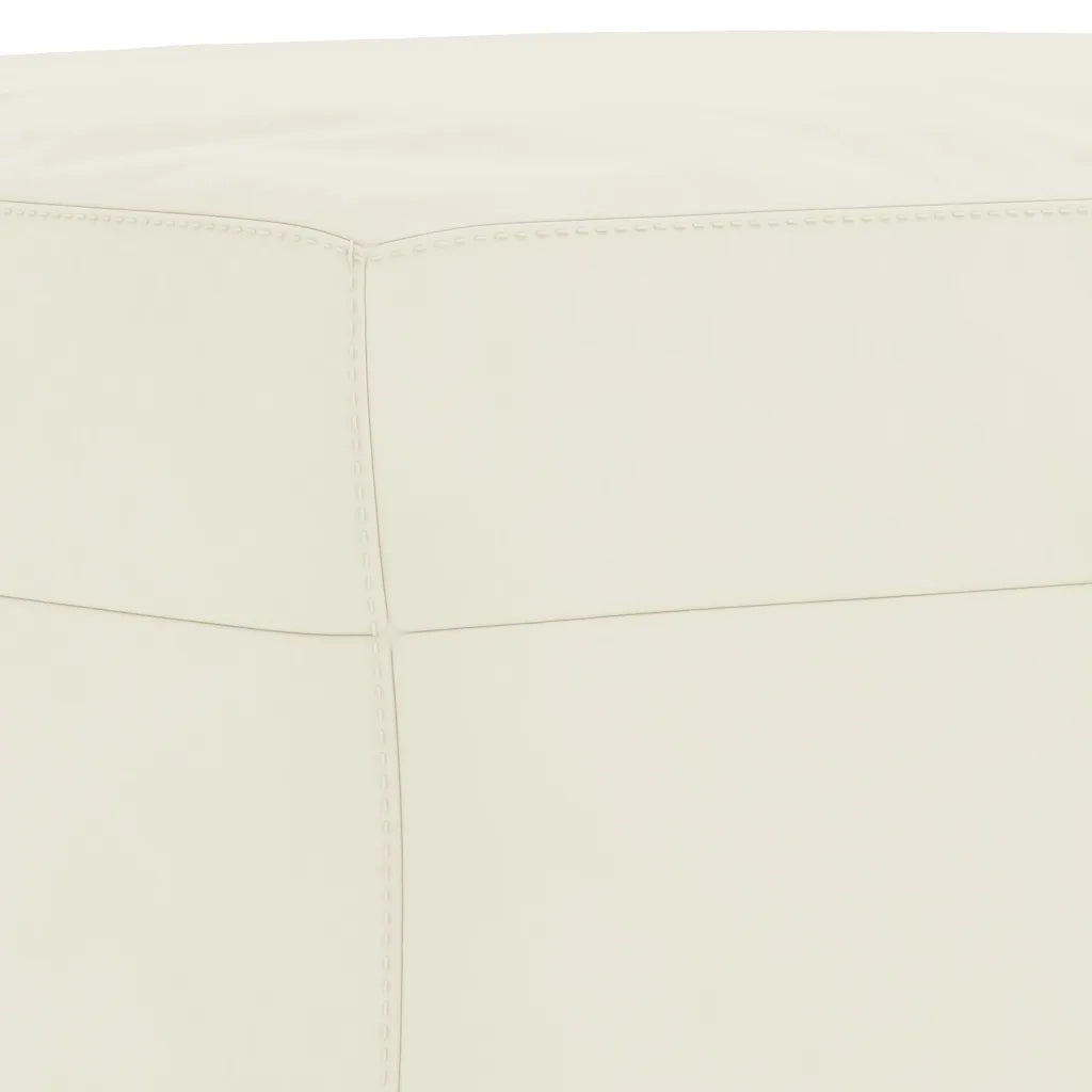 Set di Divani 4 pz con Cuscini Crema in Velluto 3201698