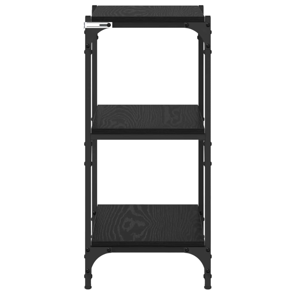 Armadio per Libri Rovere nero 40 x 33 x 70,5 cm 881104