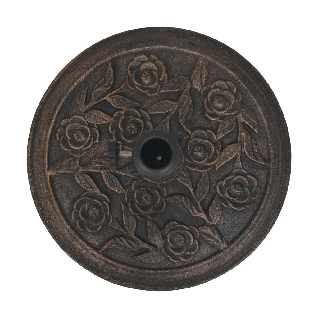 Base per ombrellone tonda in resina diametro 38 e 48 mm bronzo 9 kg 2202076
