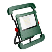 Faro LED 50W con presa 230V verde orientabile IP54
