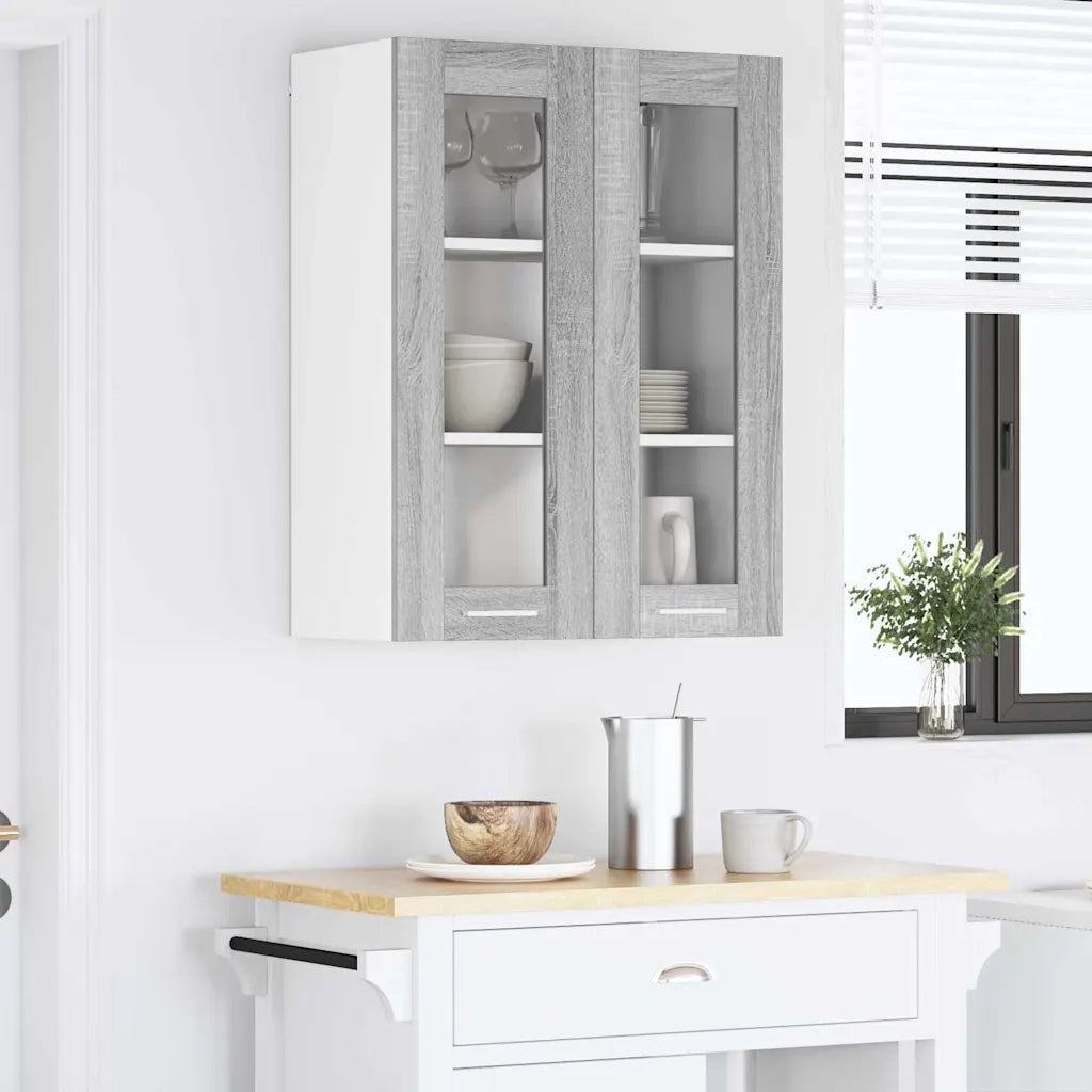Armadio pensile Grigio Sonoma 60 x 31 x 80 cm Legno multistrato 884319