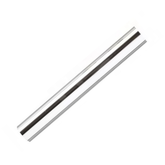 Kit tubo liscio cromato diametro 30 250mm rosone ottone 75 mm diametro 30