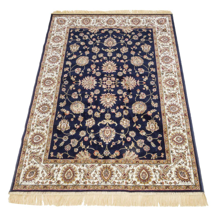 Tappeto RUBINE 492 Ziegler BLU design tradizionale classico stile persiano orientale cm.160x230. Tappeto salotto, soggiorno, camera da letto, ingresso, corridoio.