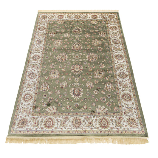 Tappeto RUBINE 492 Ziegler VERDE design tradizionale classico stile persiano orientale cm.140x190. Tappeto salotto, soggiorno, camera da letto, ingresso, corridoio.