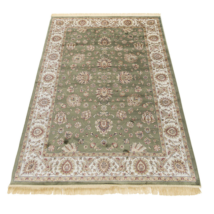 Tappeto RUBINE 492 Ziegler VERDE design tradizionale classico stile persiano orientale cm.67x240. Tappeto salotto, soggiorno, camera da letto, ingresso, corridoio.